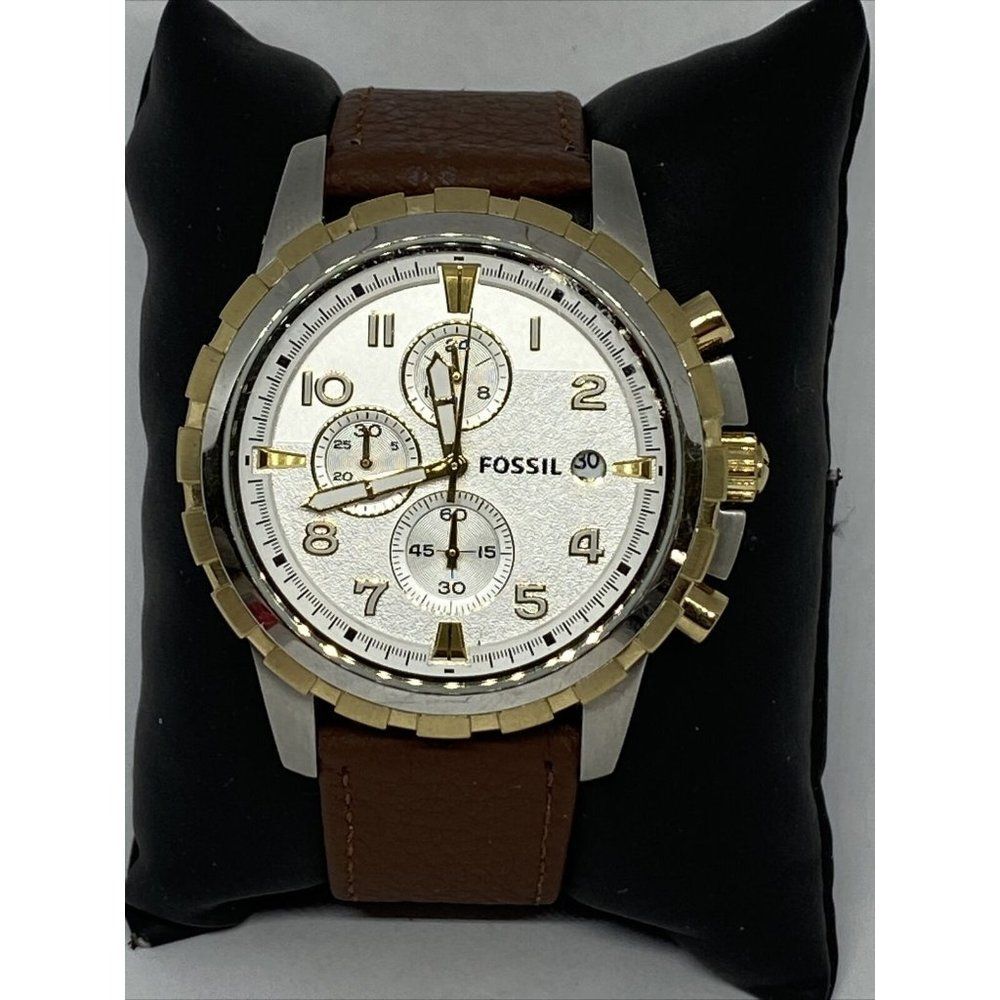 Fossil Dean FS4795 Men's Brown Leather Analog Dial